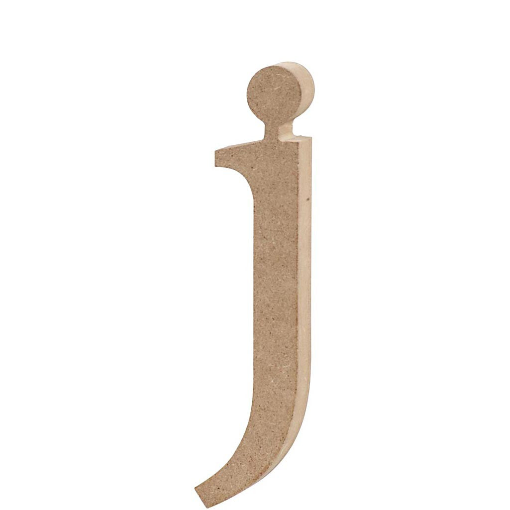 Letter, j, H: 15,5 cm, dikte 2 cm, 1 stuk [HOB-56249]