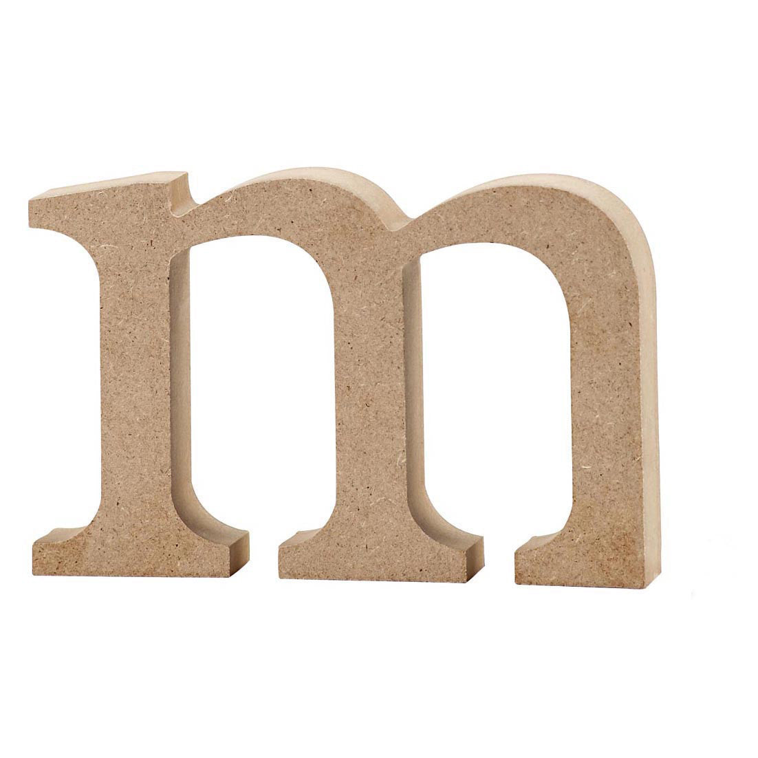 Letter, m, H: 8 cm, dikte 2 cm, 1 stuk [HOB-56252]