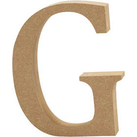 Letter, G, H: 13 cm, dikte 2 cm, 1 stuk [HOB-56316]
