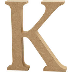 Letter, K, H: 13 cm, dikte 2 cm, 1 stuk [HOB-56320]