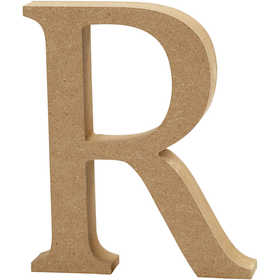 Letter, R, H: 13 cm, dikte 2 cm, 1 stuk [HOB-56327]