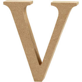 Letter, V, H: 13 cm, dikte 2 cm, 1 stuk [HOB-56331]