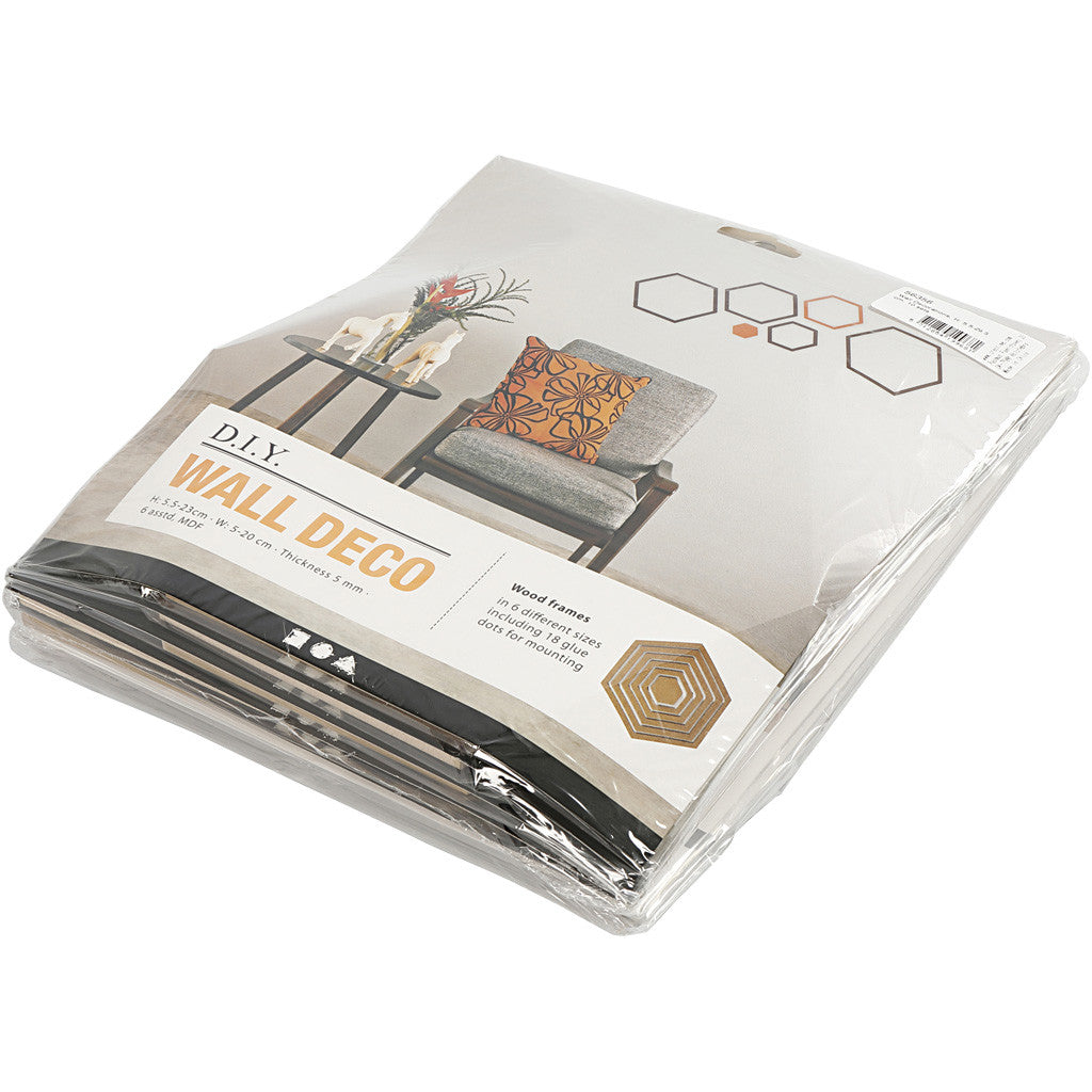 Muur decoraties, H: 5,5-29,5 cm, Inhoud kan variëren , 10 set/ 1 doos [HOB-56356]