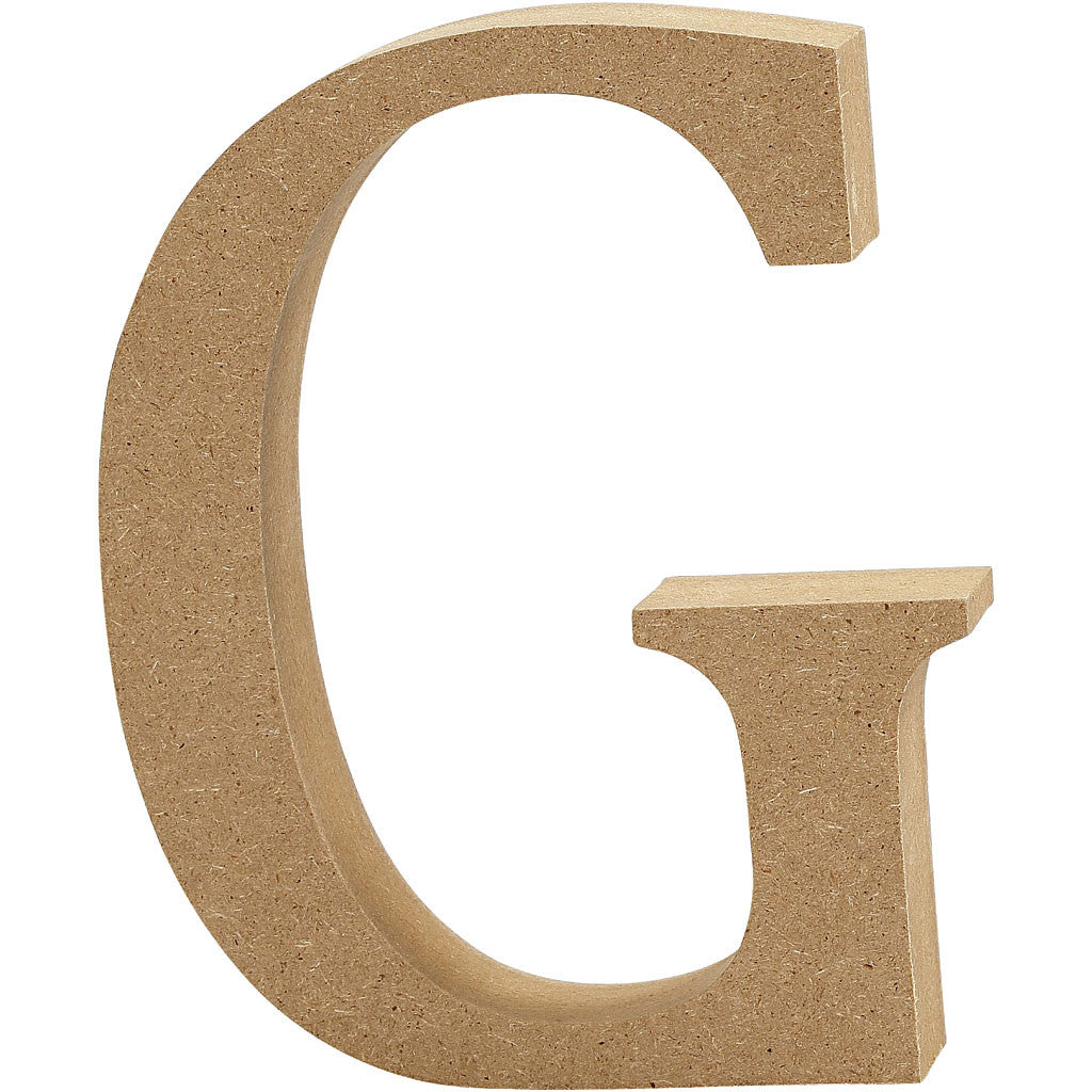 Letter, G, H: 8 cm, dikte 1,5 cm, 1 stuk [HOB-56366]