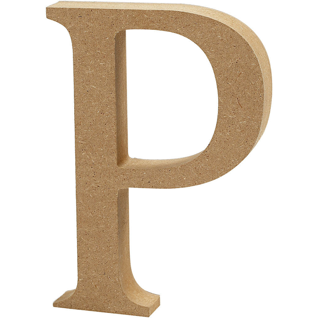 Letter, P, H: 8 cm, dikte 1,5 cm, 1 stuk [HOB-56375]