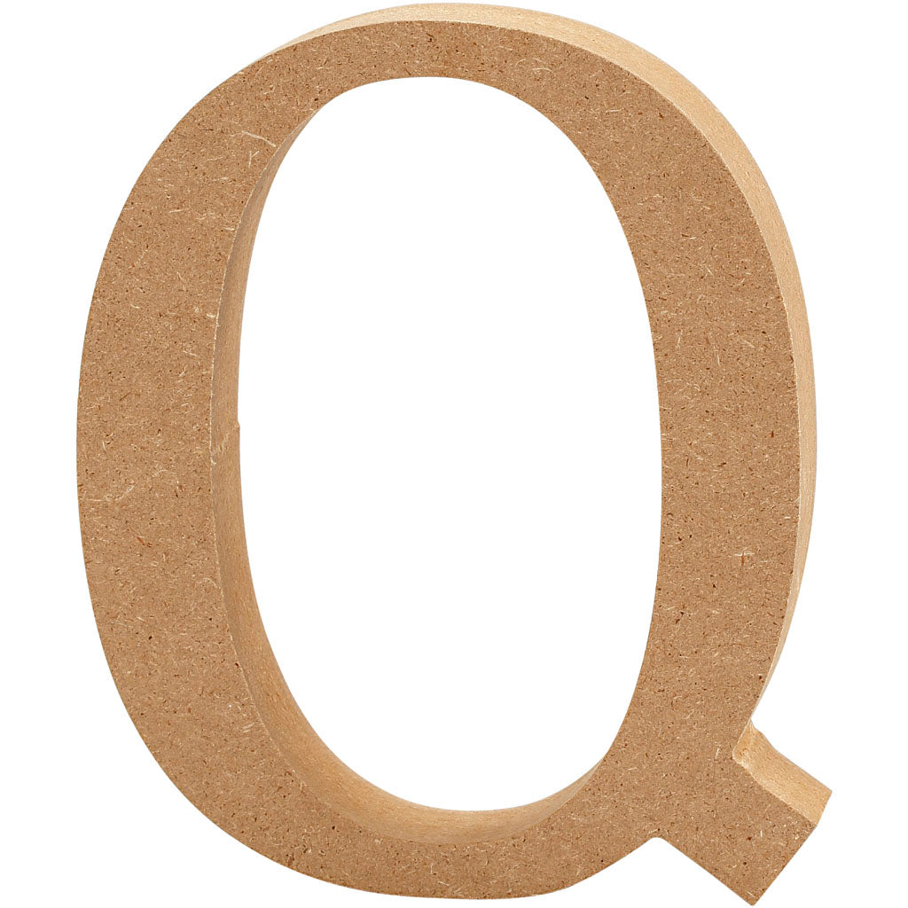 Letter, Q, H: 8 cm, thickness 1,5 cm
