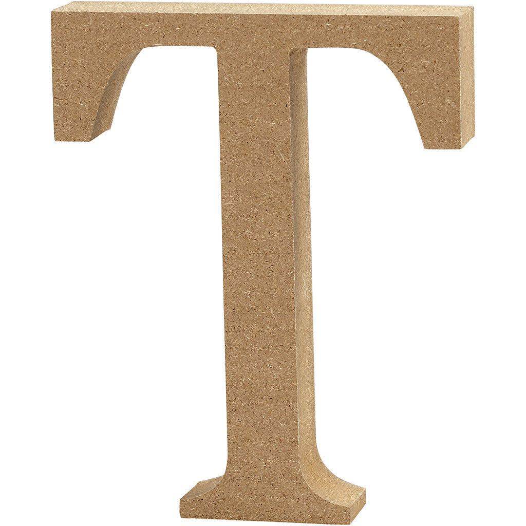 Letter, T, H: 8 cm, dikte 1,5 cm, 1 stuk [HOB-56379]