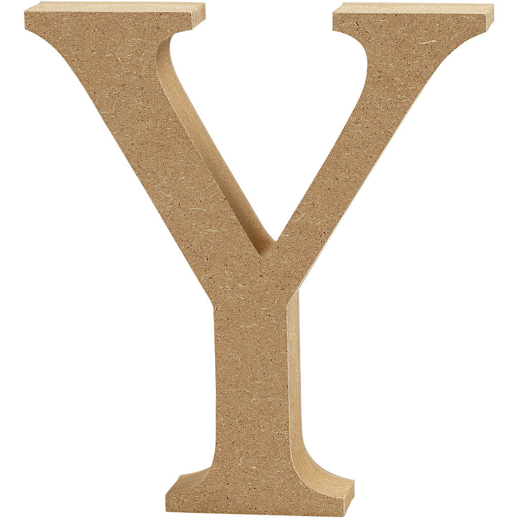 Letter, Y, H: 8 cm, dikte 1,5 cm, 1 stuk [HOB-56384]