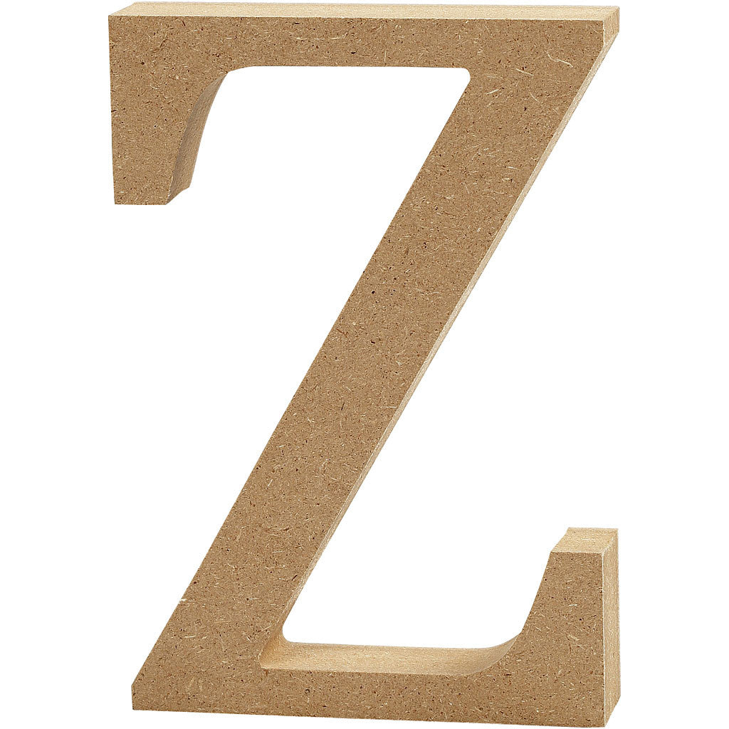 Letter, Z, H: 8 cm, dikte 1,5 cm, 1 stuk [HOB-56385]