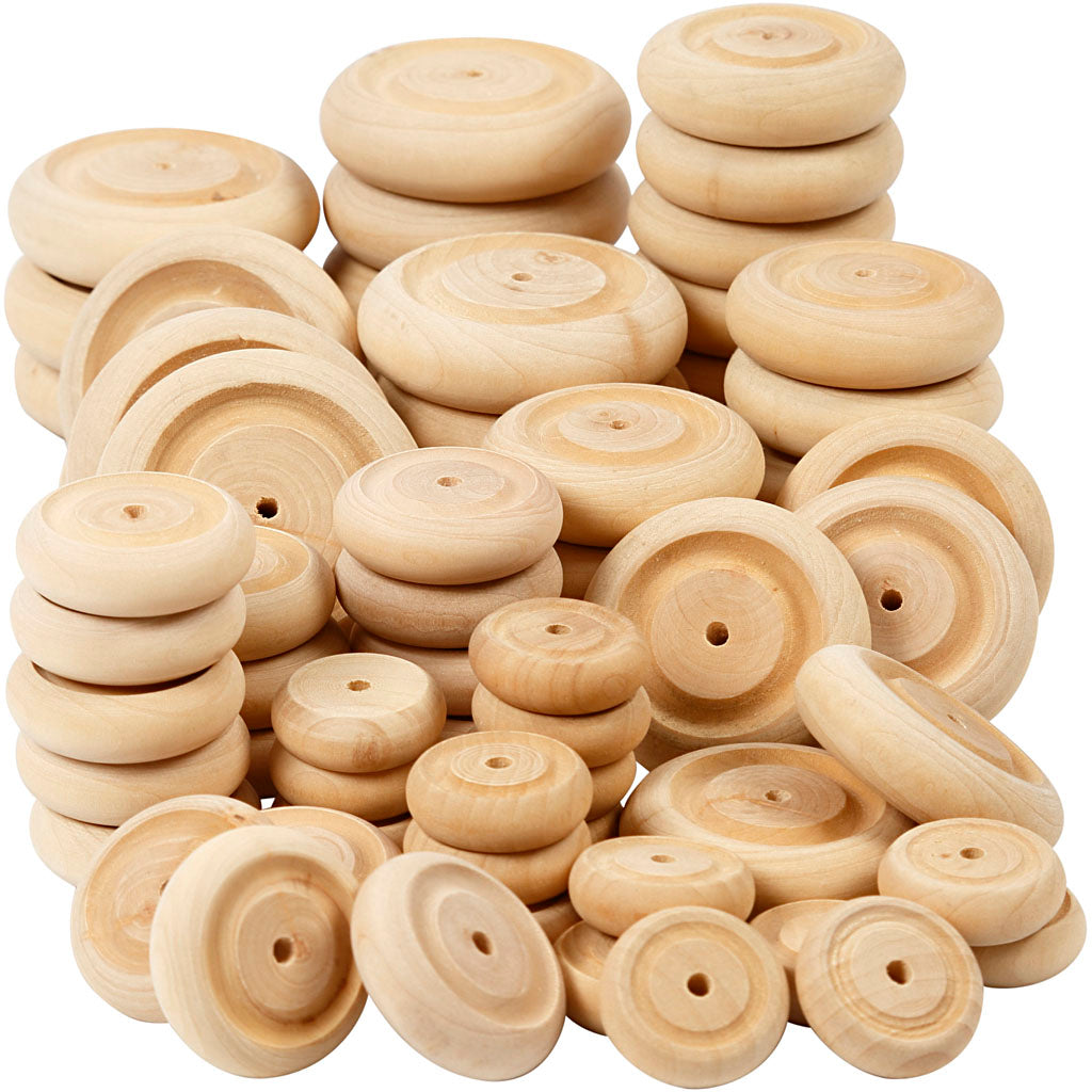 Wheel, dia. 24+30+42+50 mm, thickness 8+10+11+14 mm, 4x40 pc