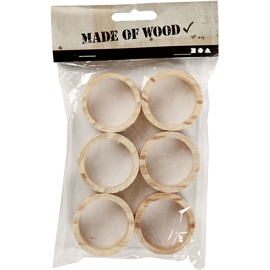 Servetringen, B: 20 mm, d 35 mm, 6 stuk/ 1 doos [HOB-564880]