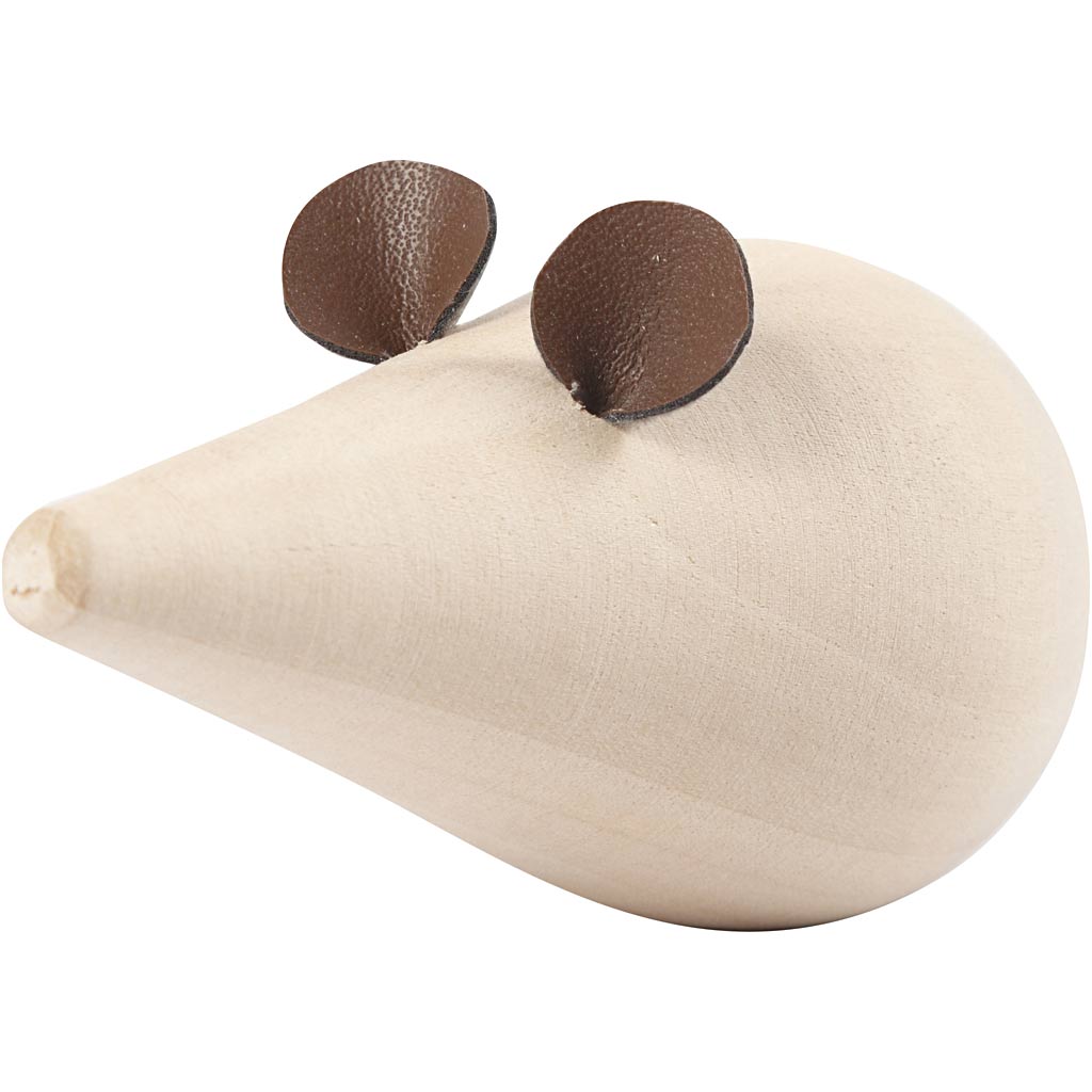 Muis, L: 10 cm, d 5,5 cm, 1 stuk [HOB-56560]