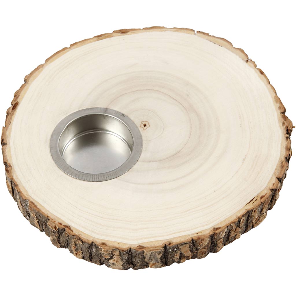 Waxinelicht, d 14-16 cm, dikte 19 mm, 1 stuk [HOB-56563]