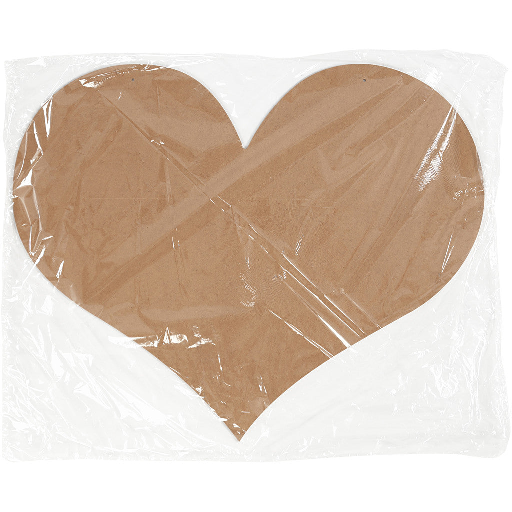 Hart, afm 50x40 cm, dikte 5 mm, 1 stuk [HOB-56745]