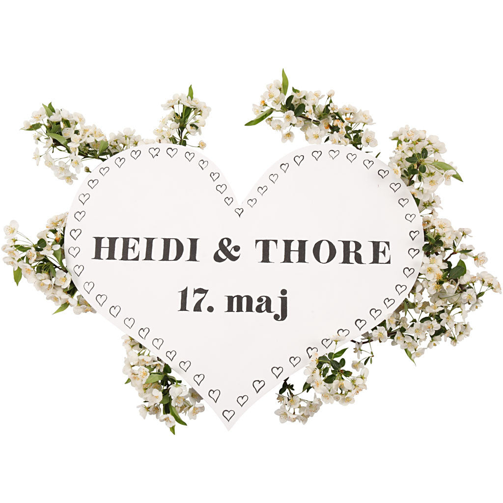 Hart, afm 50x40 cm, dikte 5 mm, 1 stuk [HOB-56745]