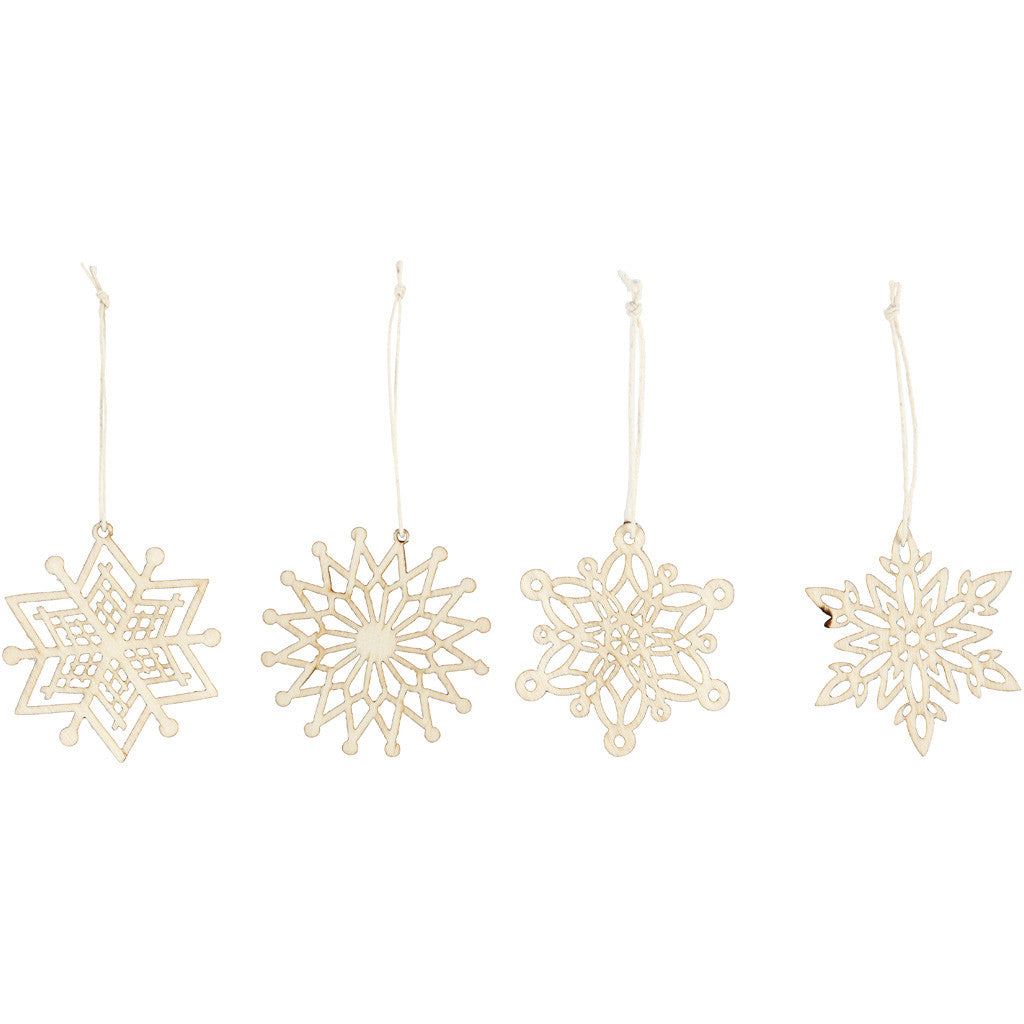 Ornamenten, d 7 cm, dikte 0,3 cm, 200 stuk/ 1 doos [HOB-56809]