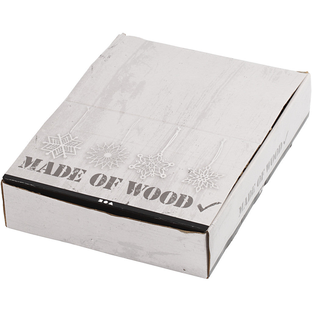 Ornamenten, d 7 cm, dikte 0,3 cm, 200 stuk/ 1 doos [HOB-56809]