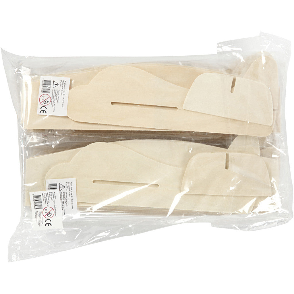 Vliegtuig, afm 21,5x25,5 cm, 20 set/ 1 doos [HOB-56825]