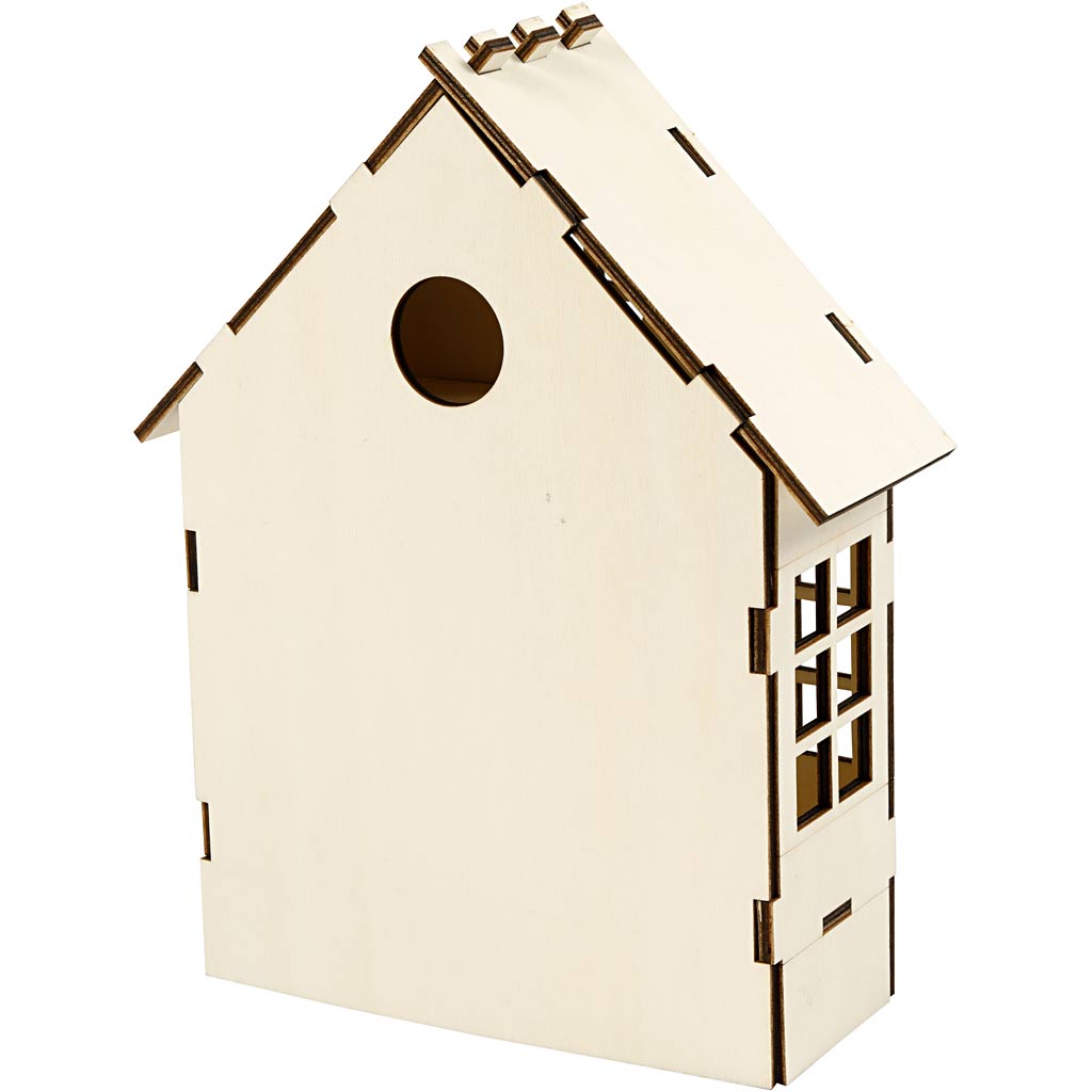 Huis, H: 24 cm, D: 6(12,5) cm, B: 19 cm, 1 stuk [HOB-56879]