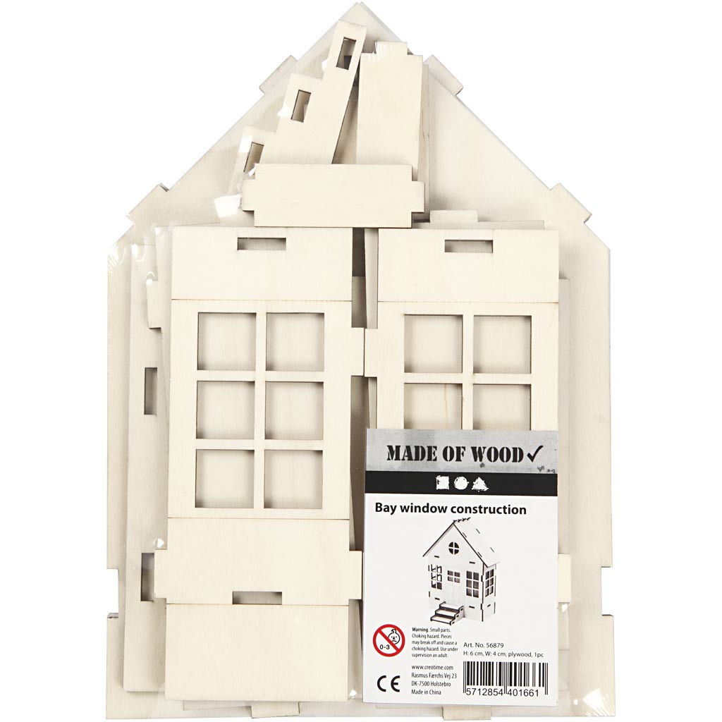 Huis, H: 24 cm, D: 6(12,5) cm, B: 19 cm, 1 stuk [HOB-56879]