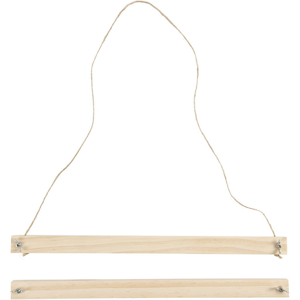 Poster hanger, H: 2 cm, D: 2,2 cm, B: 33,6 cm, 1 set [HOB-56921]
