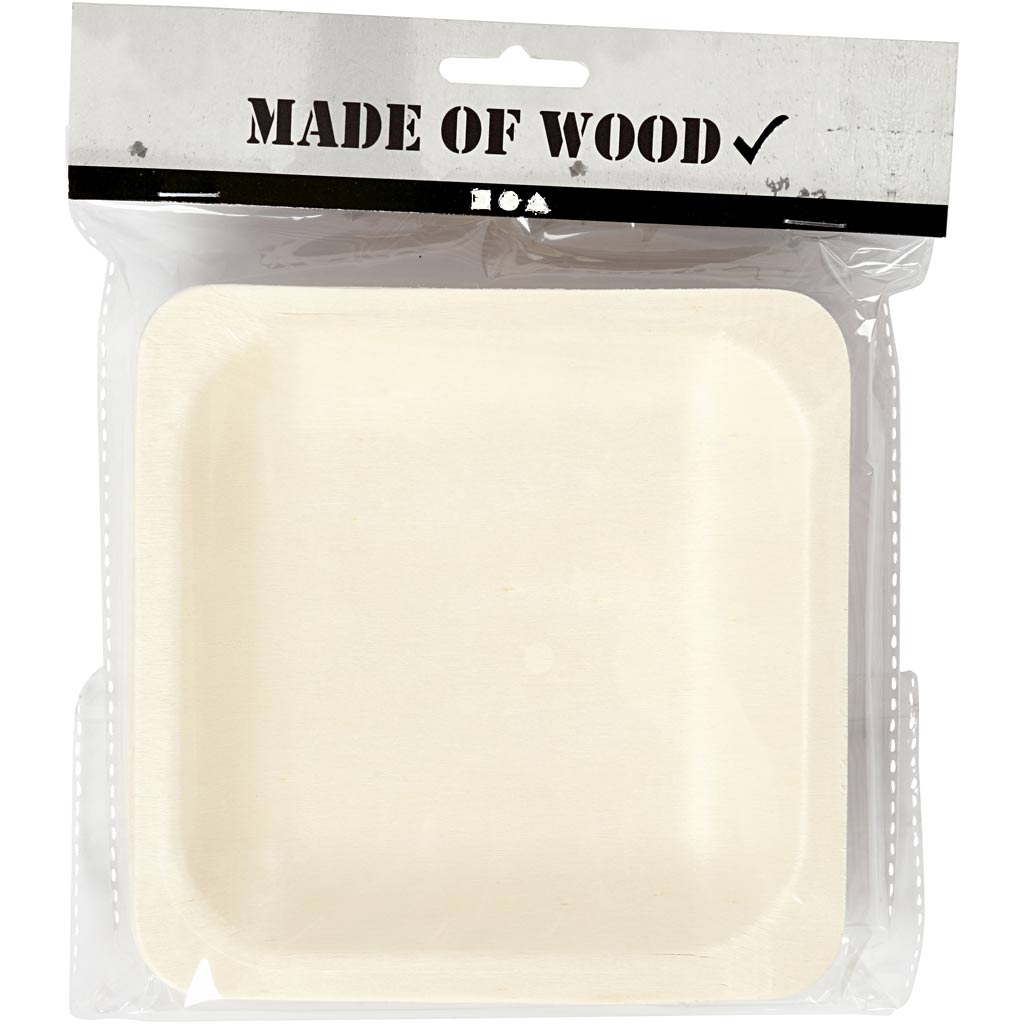 Plaat, H: 2 cm, afm 14x14 cm, 12 stuk/ 1 doos [HOB-56940]