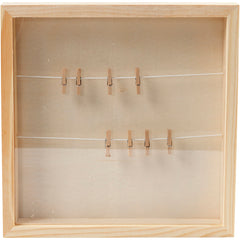 3D lijst, D: 35 mm, afm 23x23 cm, 1 stuk [HOB-57453]