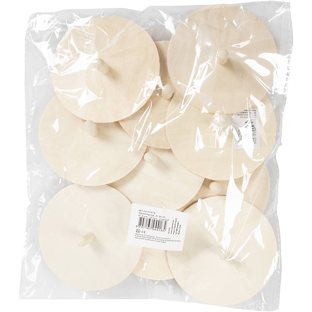 Tol, H: 4 cm, d 8 cm, 10 stuk/ 1 doos [HOB-57474]