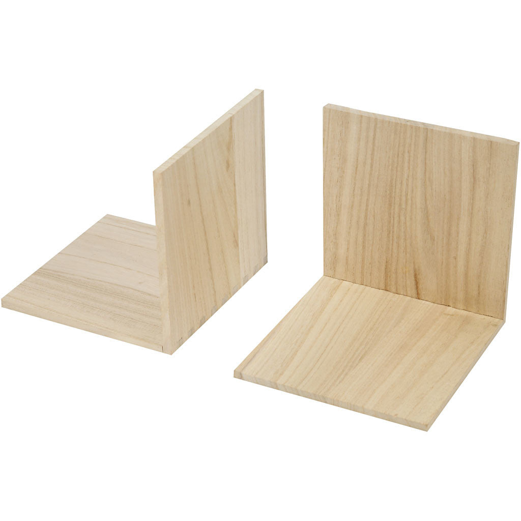 Boekensteun, afm 15x15x15 cm, 1 stuk [HOB-57649]