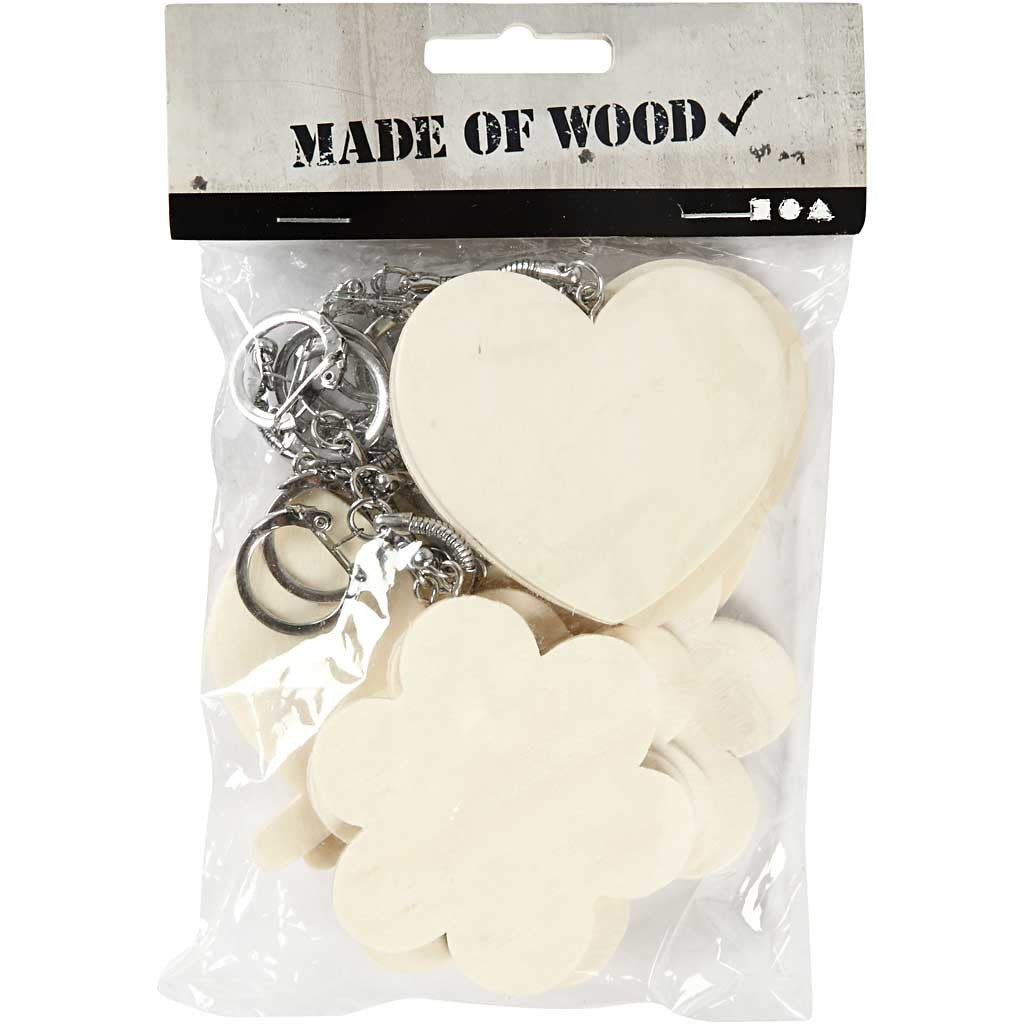 Sleutelhanger, afm 6-7 cm, dikte 3 mm, 12 stuk/ 1 doos [HOB-57684]