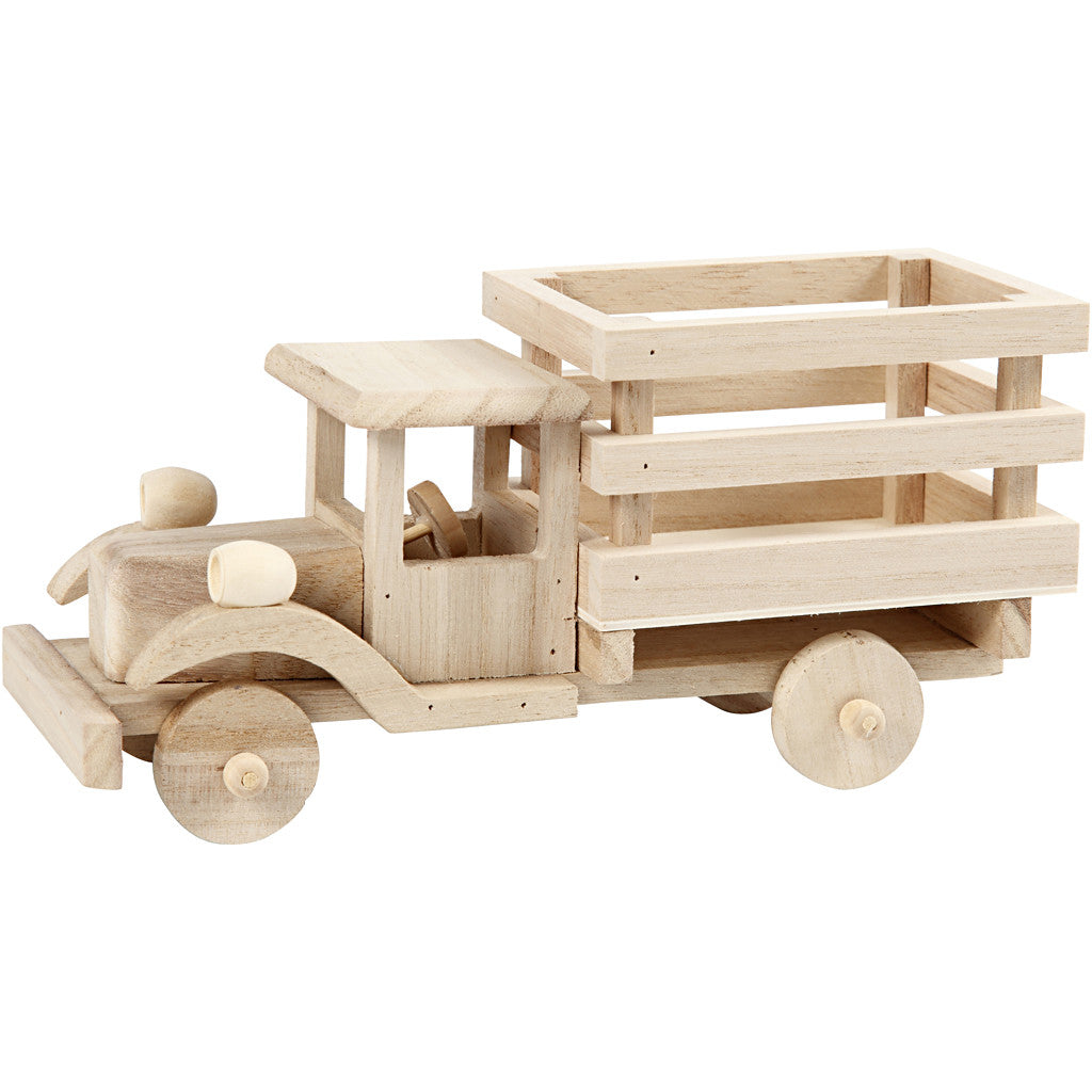 Truck, H: 11 cm, L: 22 cm, B: 7,5 cm, 1 stuk [HOB-57947]
