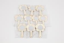 Handspiegel, H: 13,9 cm, B: 9 cm, 20 stuk/ 1 doos [HOB-579500]