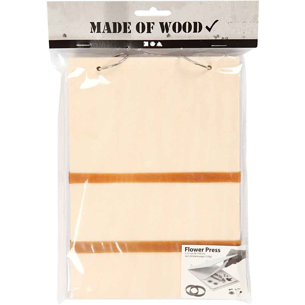 Bloemenpers, D: 1 cm, L: 21 cm, B: 14,8 cm, 1 stuk [HOB-57965]