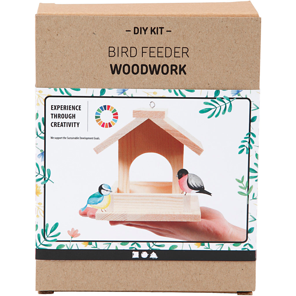 Vogelvoederhuisje, H: 12,5 cm, D: 14,5 cm, B: 11,5 cm, 1 stuk [HOB-57968]