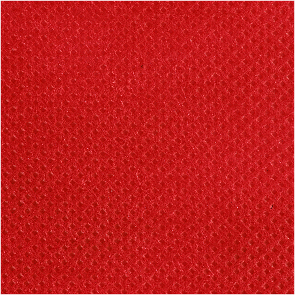 Tafelkleed gemaakt van Namaaktextiel, B: 125 cm, 70 gr, rood, 10 m/ 1 rol [HOB-594013]