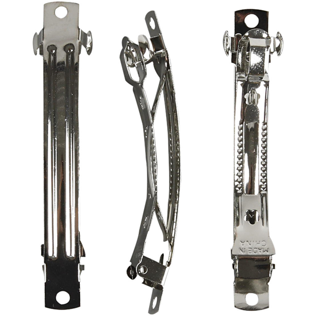 Sierspeld, L: 8 cm, B: 8 mm, verzilverd, 30 stuk/ 1 doos [HOB-600882]