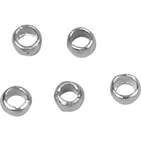 Knijpkralen, d 2 mm, zilver, 1000 stuk/ 1 doos [HOB-60104]