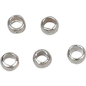 Knijpkralen, d 2,5 mm, zilver, 100 stuk/ 1 doos [HOB-60114]