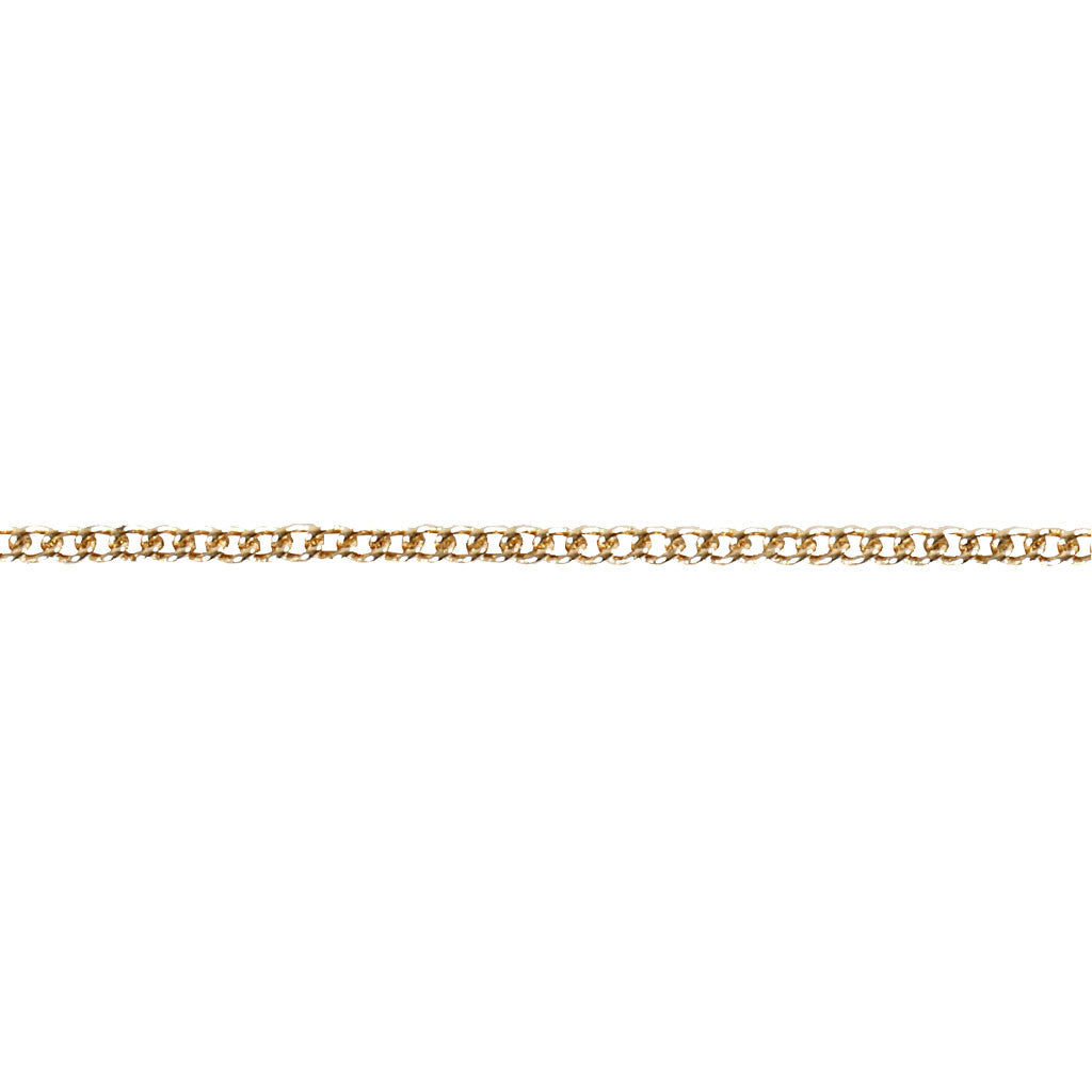 Ketting, L: 80 cm, d 1 mm, verguld, 1 stuk [HOB-60159]