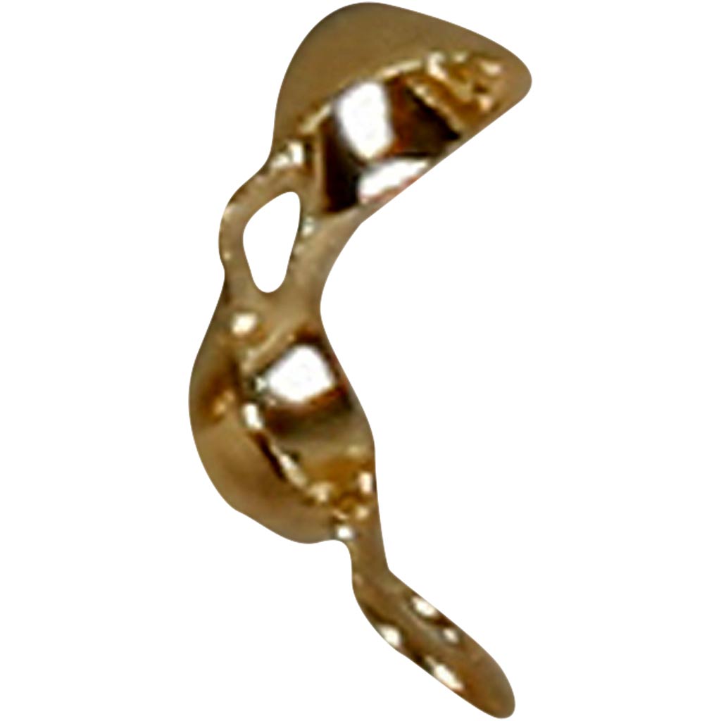 Kalot, L: 8 mm, d 3 mm, verguld, 100stuk/ 1 doos [HOB-60172]