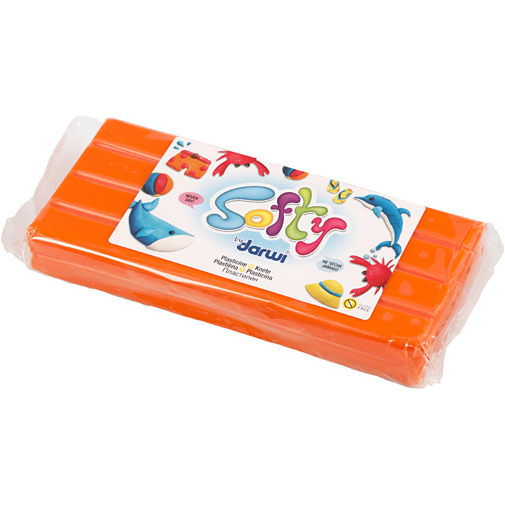 Softy Boetseerklei, oranje, 500 gr/ 1 doos [HOB-680424]