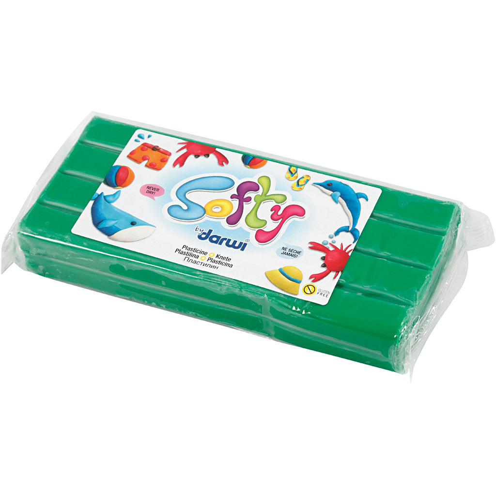 Softy Boetseerklei, groen, 500 gr/ 1 doos [HOB-680464]