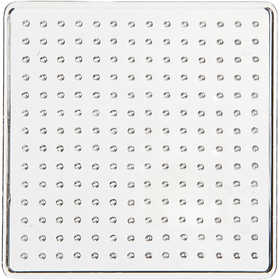 Onderplaat, afm 7x7 cm, medium, helder, 1 stuk [HOB-753040]