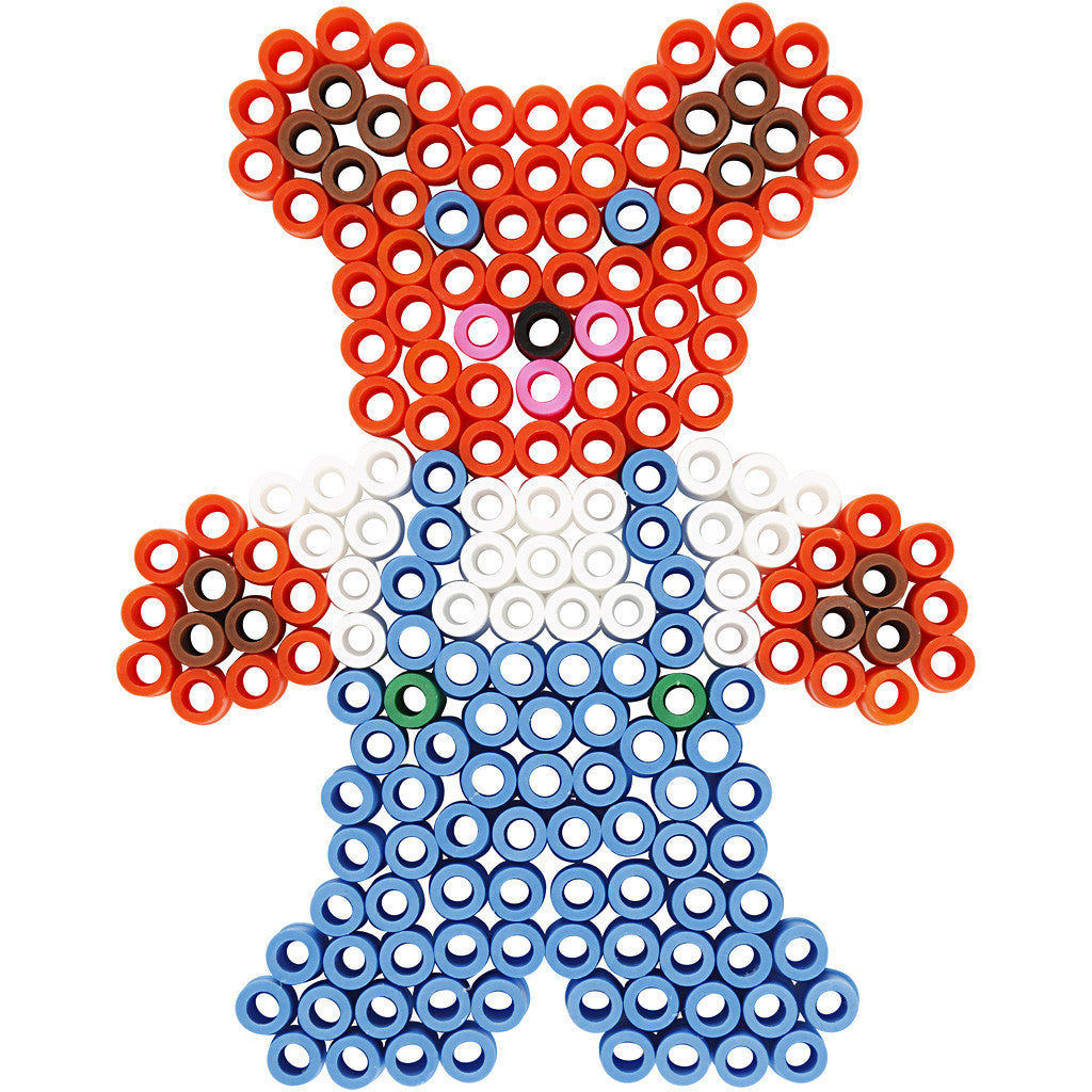 Onderplaat, Teddybeer, auto, rendier, eend en konijn, afm 16x19,5-19x24 cm, JUMBO, helder, 5 stuk/ 1 doos [HOB-75323]