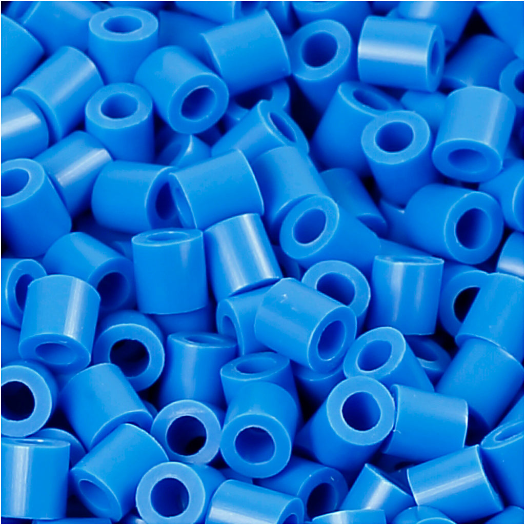 PhotoPearls, size 5x5 mm, hole size 2,5 mm, medium, blue (17), 6000 pc