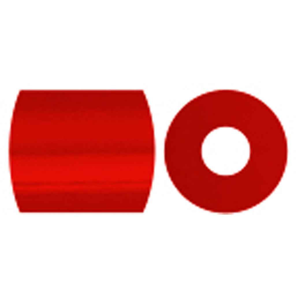 Foto kralen, afm 5x5 mm, gatgrootte 2,5 mm, medium, rood (19), 6000 stuk/ 1 doos [HOB-75519]