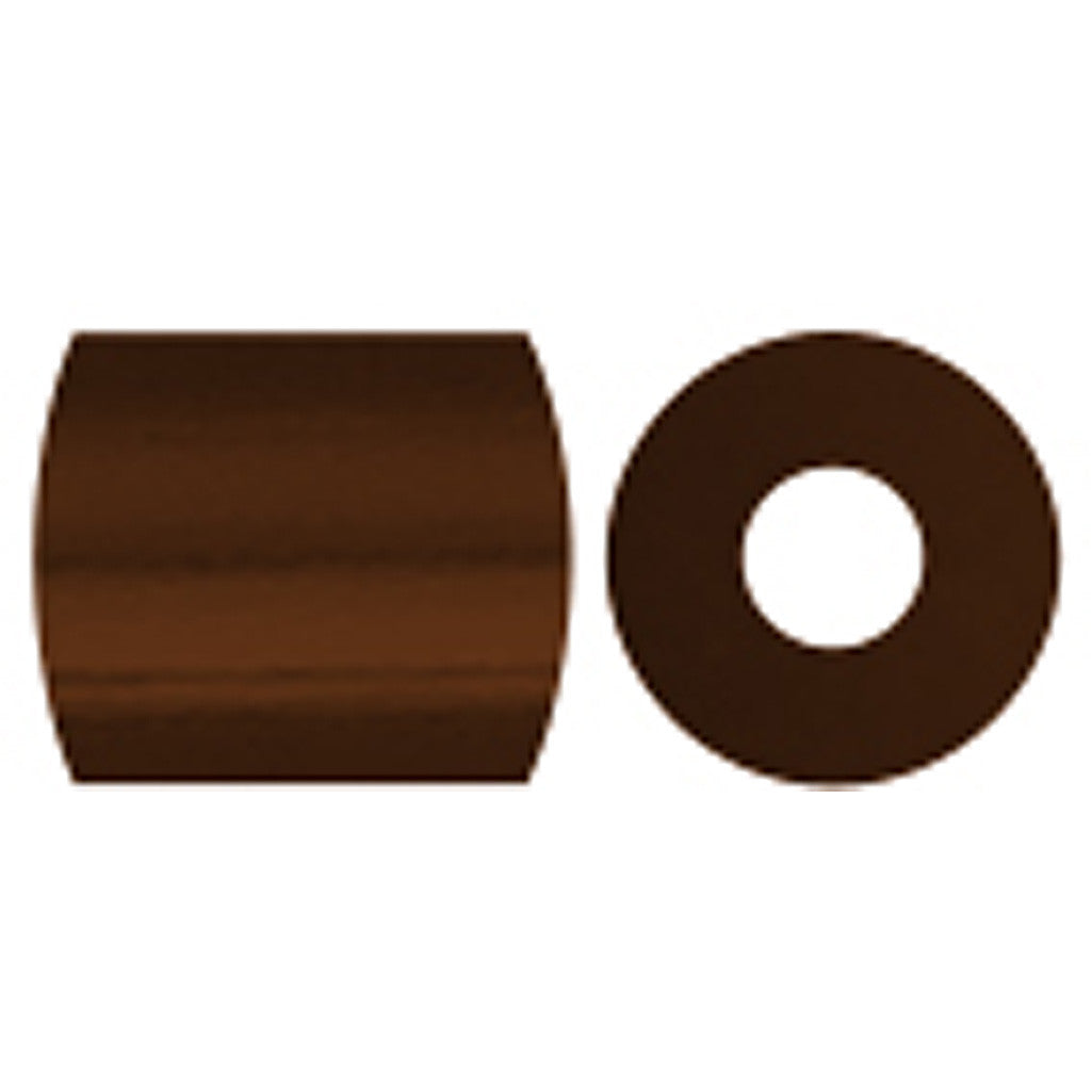 Foto kralen, afm 5x5 mm, gatgrootte 2,5 mm, medium, donkelbruin (2), 6000 stuk/ 1 doos [HOB-75552]