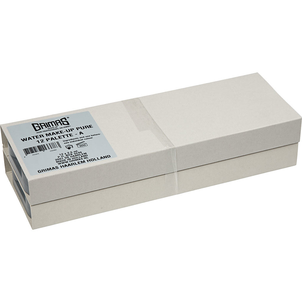 Grimas Schmink - Schminkpalet, diverse kleuren, 24x2.50 ml/ 1 stuk [HOB-77004]