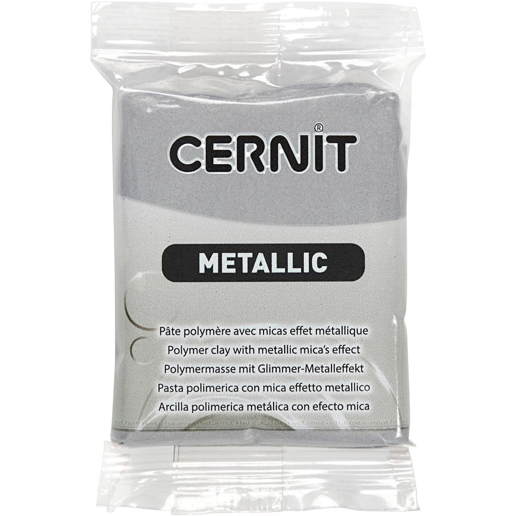 Cernit, zilver (080), 56 gr/ 1 doos [HOB78123]