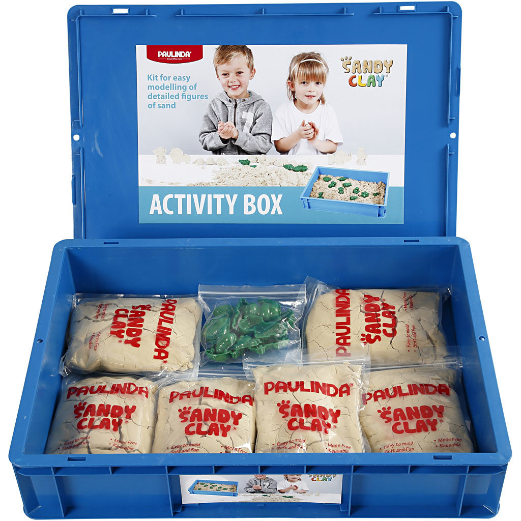 Sandy Clay® , H: 12 cm, afm 40x60 cm, naturel, 6 kg/ 1 doos [HOB-78276]